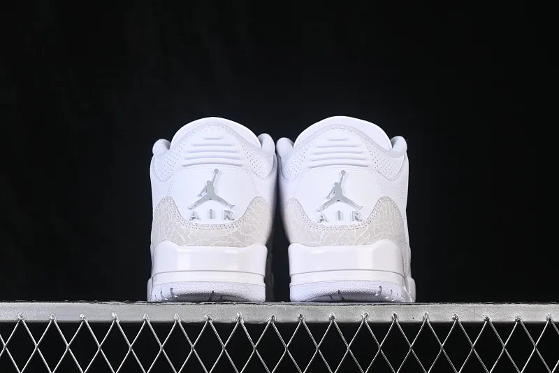 All categories Air Jordan Jordan series basketball shoes Air Jordan 3 LJR version Air Jordan 3 Retro "Pure Money" AJ3 Joe 3 replica white cat CT8532-111